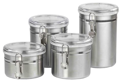 small stainless steel storage containers